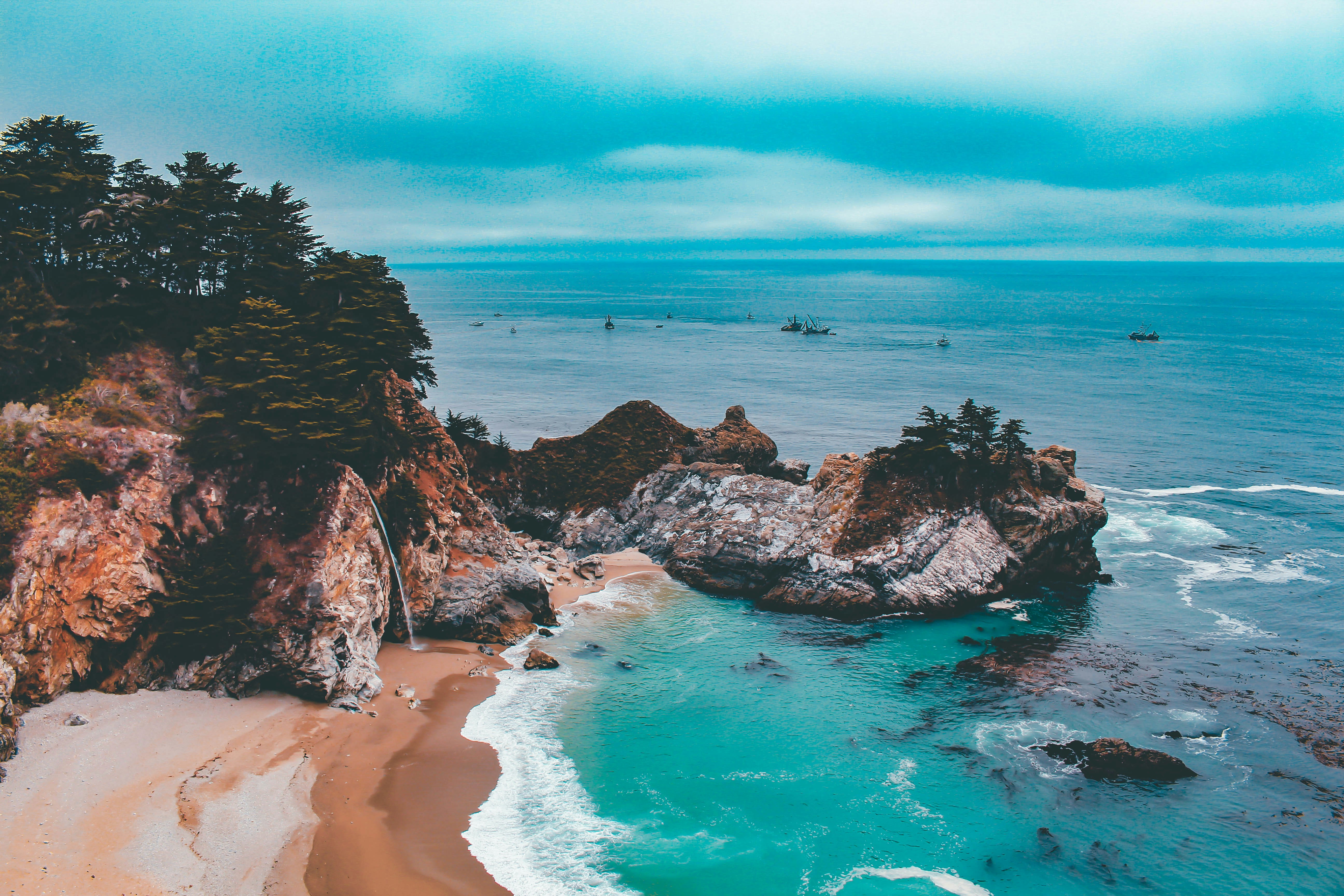Pacific Ocean coastline